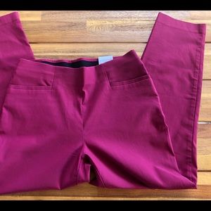 Chicos PULL-ON pant size 1 wine color